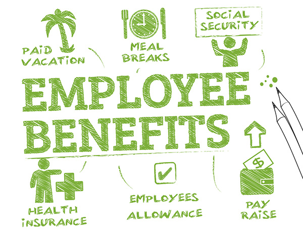 Employee benefits infographic