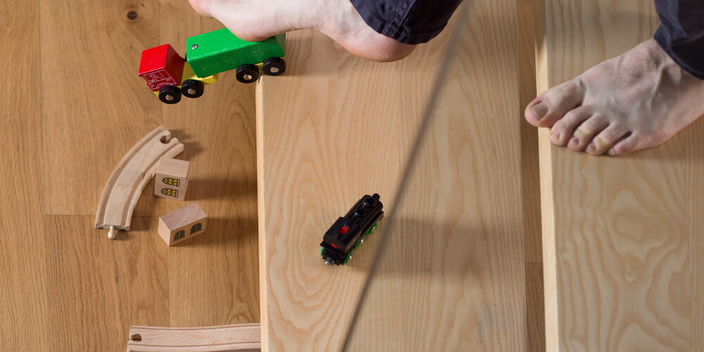 Wet floor sign Preventing household accidents